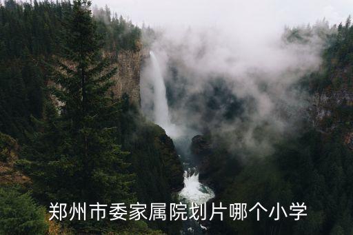  郑州市委家属院划片哪个小学