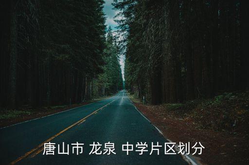 唐山市 龙泉 中学片区划分