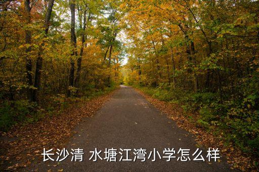  长沙清 水塘江湾小学怎么样