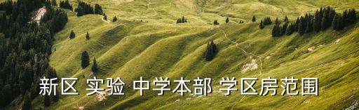 阳江实验中学学区房