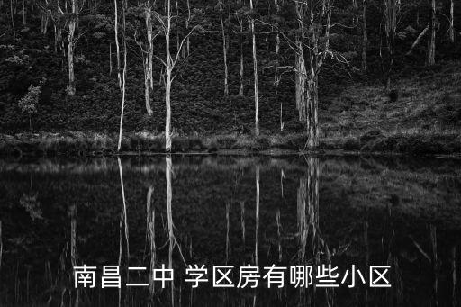  南昌二中 学区房有哪些小区