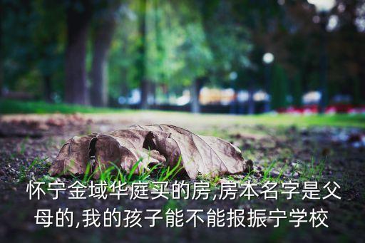 怀宁高河振宁学区房
