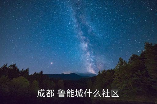 鲁能城学区房,成都鲁能市位于万年路属于年年路小区