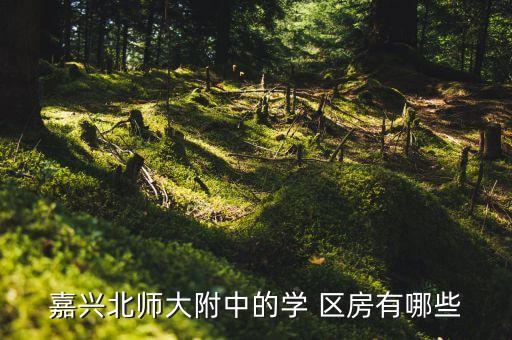 嘉兴北师大附中的学 区房有哪些