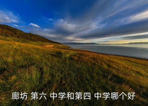 廊坊 第六 中学和第四 中学哪个好