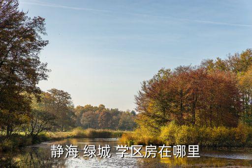 静海 绿城 学区房在哪里