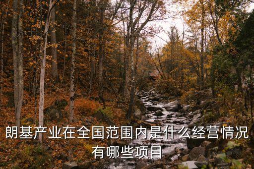 朗基产业在全国范围内是什么经营情况有哪些项目
