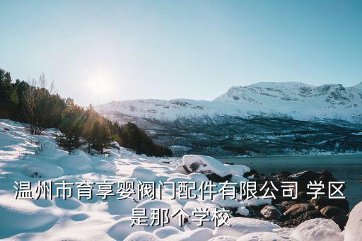 温州市育享婴阀门配件有限公司 学区是那个学校