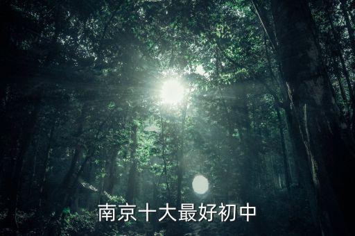 南京十大最好初中