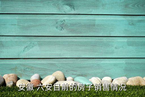 安徽 六安目前的房子销售情况