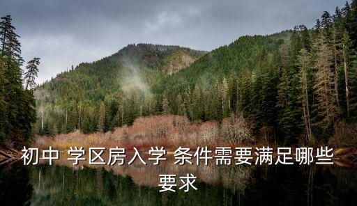 学区房的条件,天津买和平区学区房的条件