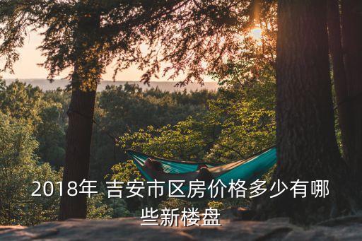 2018年 吉安市区房价格多少有哪些新楼盘
