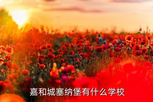  嘉和城塞纳堡有什么学校