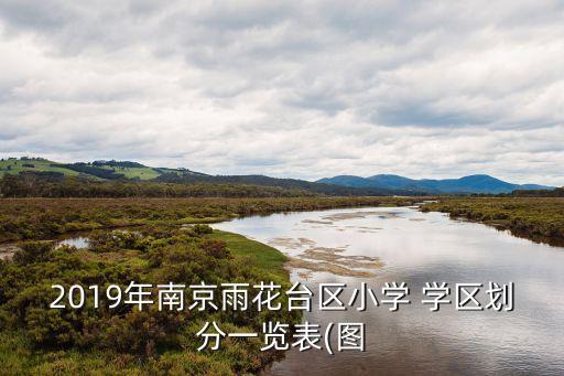 2019年南京雨花台区小学 学区划分一览表(图