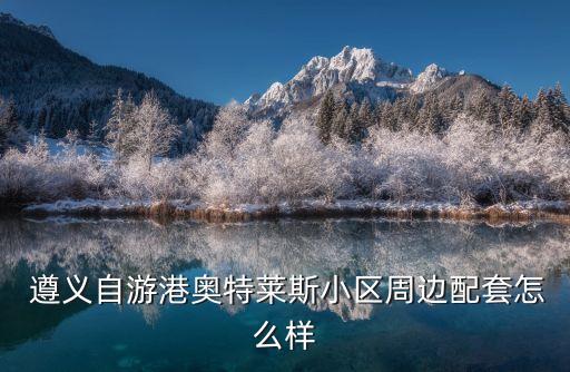  遵义自游港奥特莱斯小区周边配套怎么样