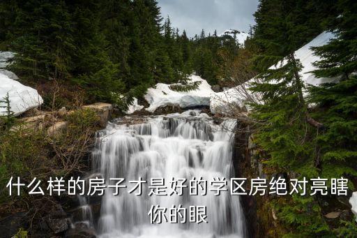 什么样的房子才是好的学区房绝对亮瞎你的眼