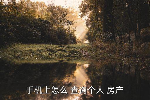 怎么在网上查询自己名下房产,苏州网上查询自己名下房产