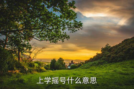 摇号是什么意思学区房，摇号上学是什么意思