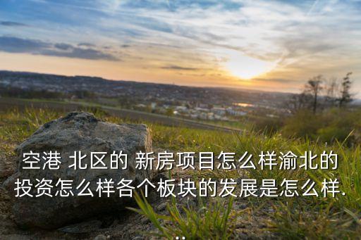空港 北区的 新房项目怎么样渝北的投资怎么样各个板块的发展是怎么样...