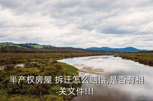 半产权房屋 拆迁怎么赔偿,是否有相关文件!!!