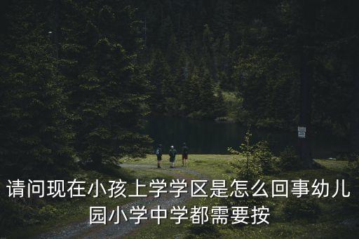 请问现在小孩上学学区是怎么回事幼儿园小学中学都需要按