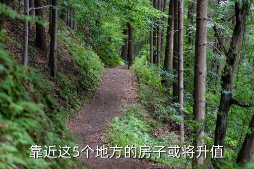 靠近这5个地方的房子或将升值