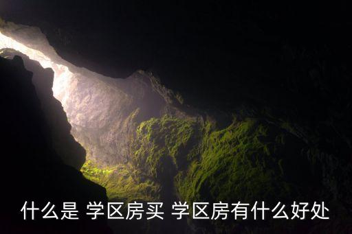 什么是 学区房买 学区房有什么好处