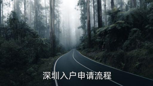  深圳入户申请流程