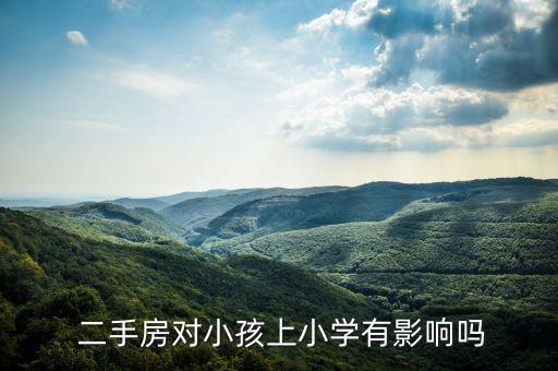  二手房对小孩上小学有影响吗
