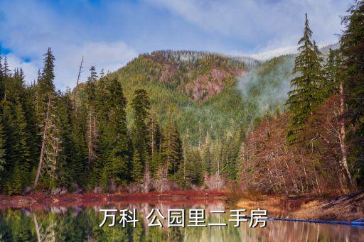  万科 公园里二手房