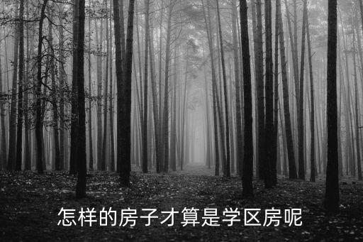 怎样的房子才算是学区房呢