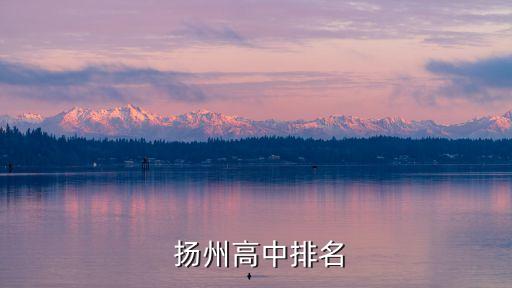 扬州高中学区房目前有哪些