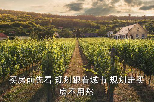 买房前先看 规划跟着城市 规划走买房不用愁