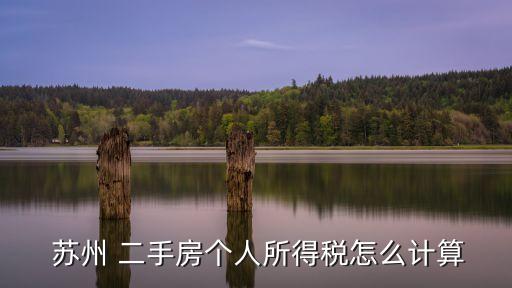  苏州 二手房个人所得税怎么计算