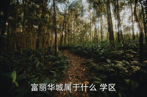 富丽华城属于什么 学区