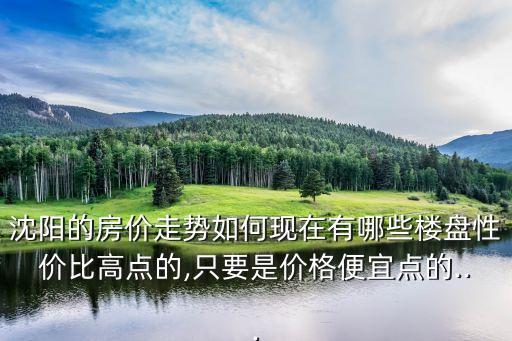 沈阳的房价走势如何现在有哪些楼盘性价比高点的,只要是价格便宜点的...