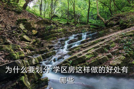为什么要划分 学区房这样做的好处有哪些