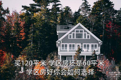 买120平米 学区房还是60平米 学区房好你会如何选择