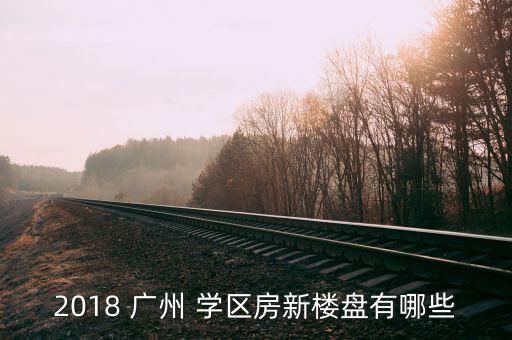2018 广州 学区房新楼盘有哪些