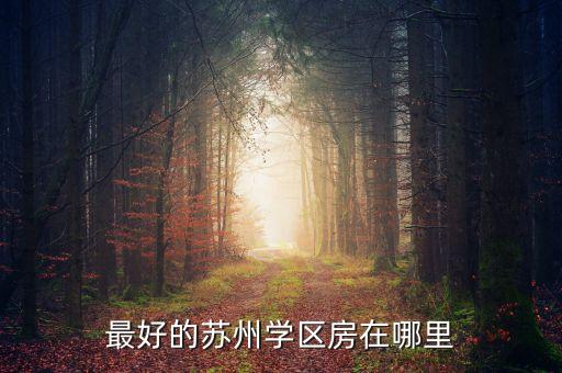 最好的苏州学区房在哪里
