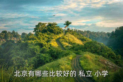 北京有哪些比较好的 私立 小学