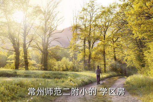 常州师范二附小的 学区房