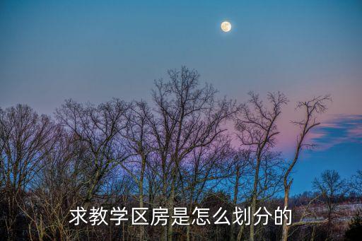 求教学区房是怎么划分的