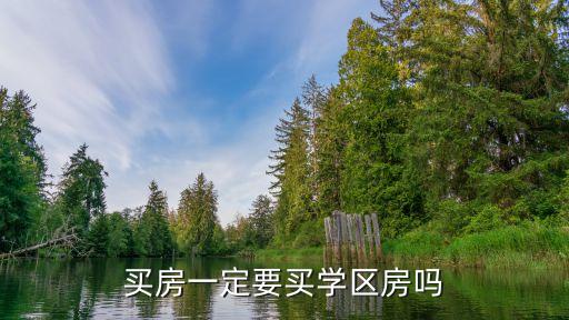 买房一定要买学区房吗