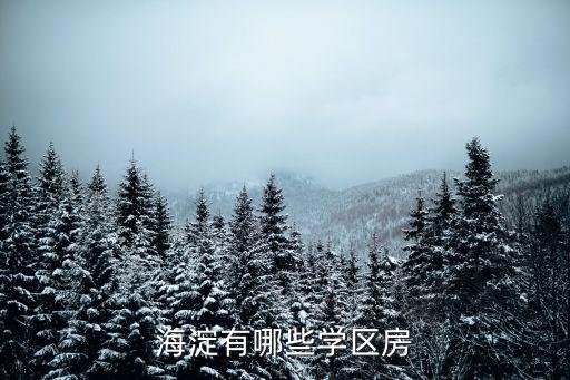 海淀有哪些学区房