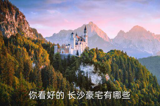 你看好的 长沙豪宅有哪些