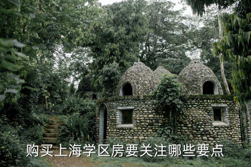 购买上海学区房要关注哪些要点
