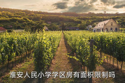 淮安人民小学学区房有面积限制吗