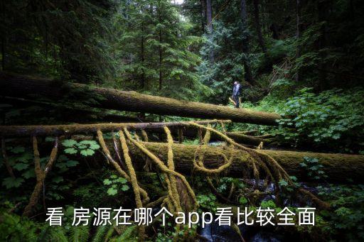 看 房源在哪个app看比较全面