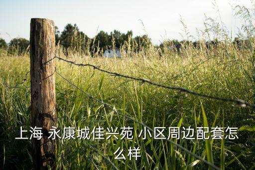 上海 永康城佳兴苑 小区周边配套怎么样